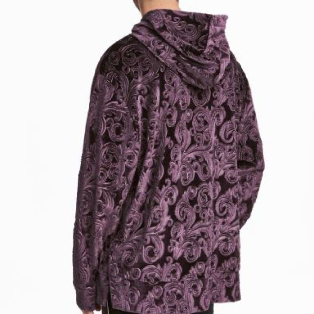 ISO Long Velour Hoodie From H&M